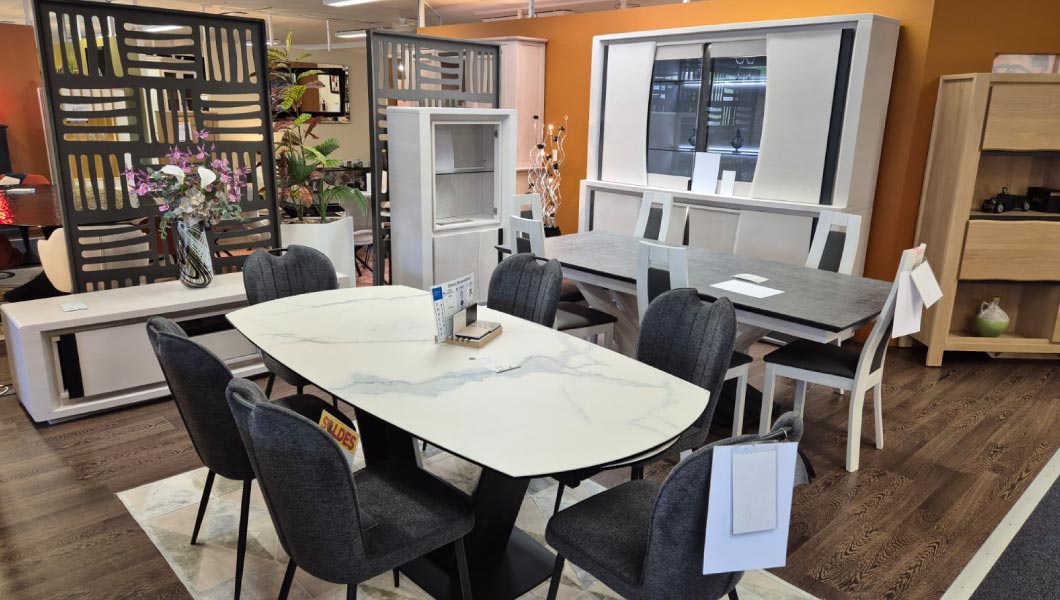Meuble De Salle A Manger En Bois Blanc
